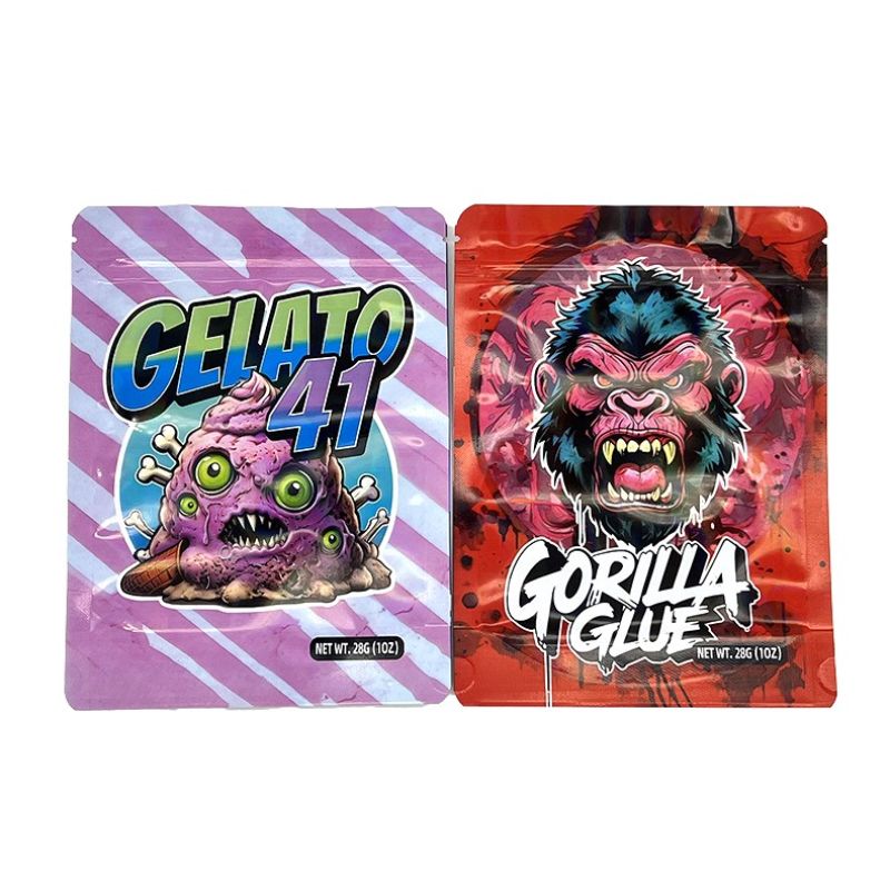 Airtight Pineapple Express Skull 1oz Mylar Bags